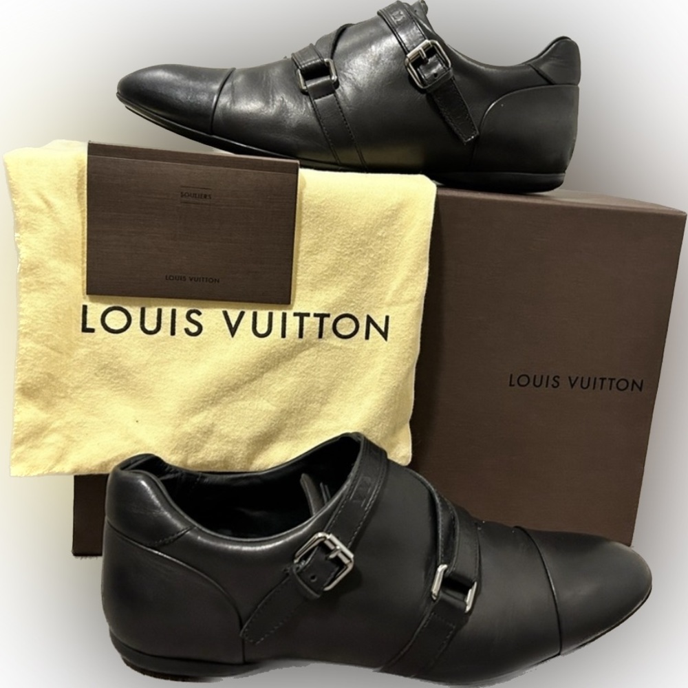 Authentic Louis Vuitton Asphalt Sneaker Men Calf Leather, Size UK 7.5, US 8.5
